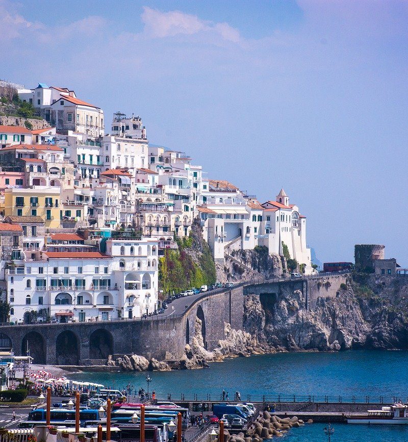 Pompei & Amalfi Coast from Naples (8hrs)